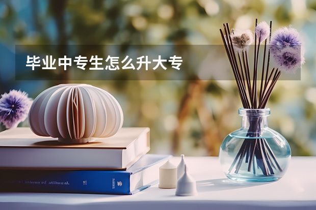 毕业中专生怎么升大专