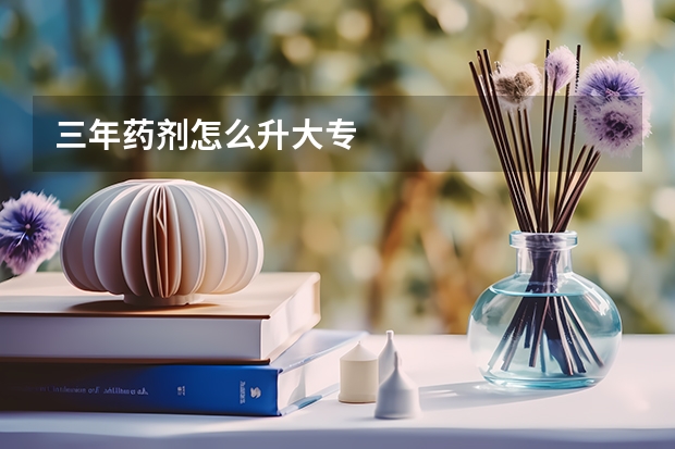 三年药剂怎么升大专