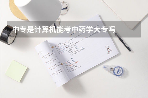 中专是计算机能考中药学大专吗
