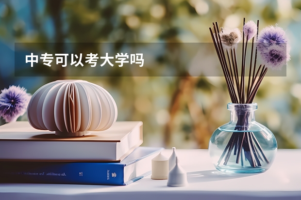 中专可以考大学吗